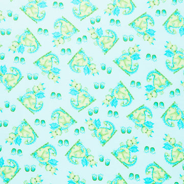 Comfy Flannel® - Dragons Blue Yardage Primary Image