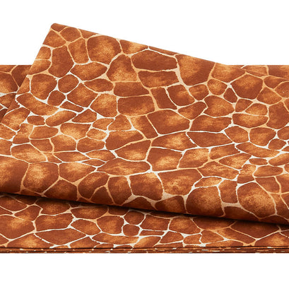 Skin Deep - Giraffe Skin Brown 2 Yard Cut