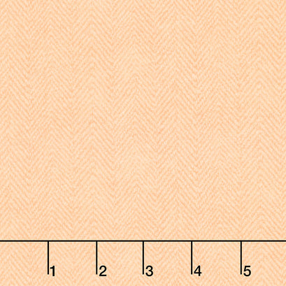 Little Lambies - Herringbone Orange Yardage