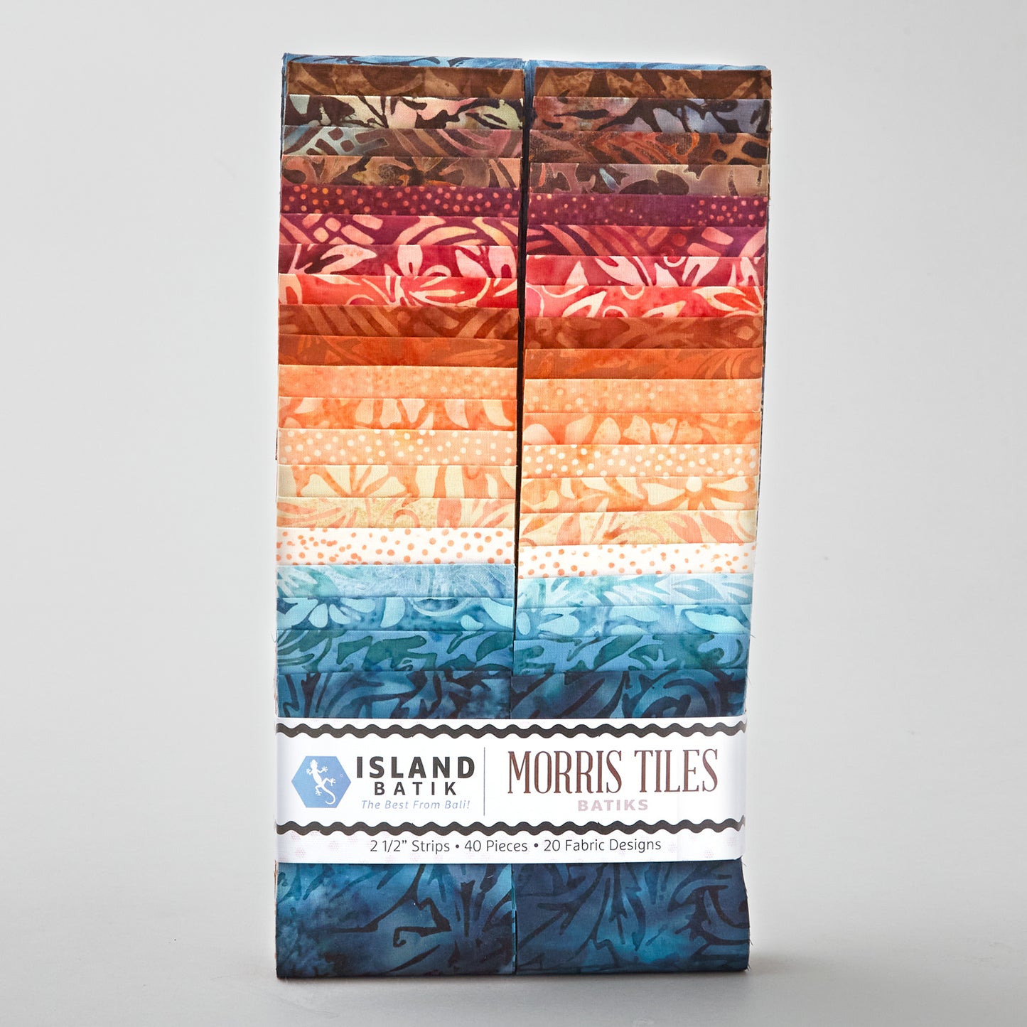Morris Tiles Batiks Strips Alternative View #1