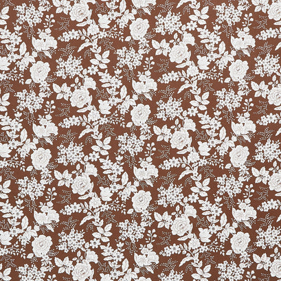 Tranquility - Floral Brown Yardage