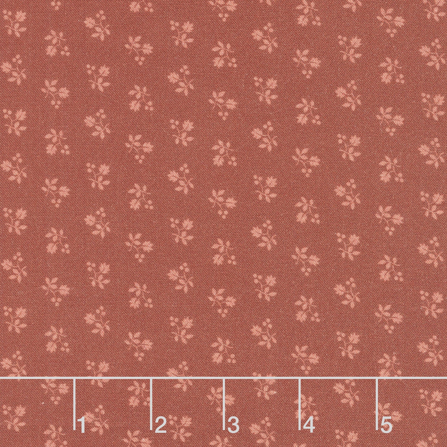 Red White and Beautiful - Sprigs Red Yardage Primary Image