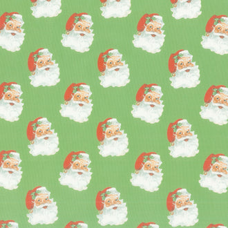 Monthly Placemat Coordinate - December Santa Green Yardage