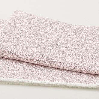 Memories in Redwork - Tiny Coral Pale Cream 2 Yard Cut