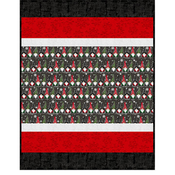 Cuddle® Quilt Kit - Sensational Strips Christmas Gnomes Primary Image