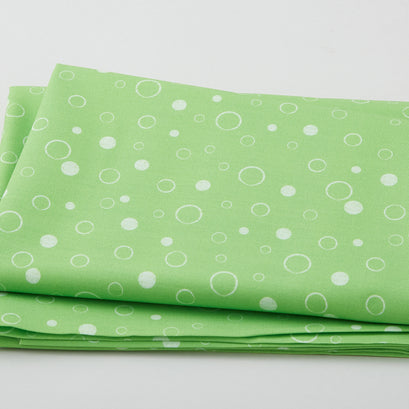 Under the Sea - Sea Bubbles Lime 2 Yard Cut