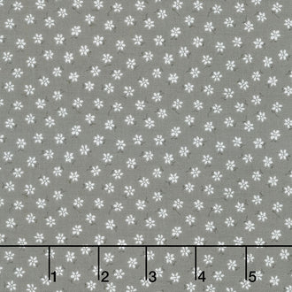 Lockwood Manor - Tiny Floral Dark Gray Yardage