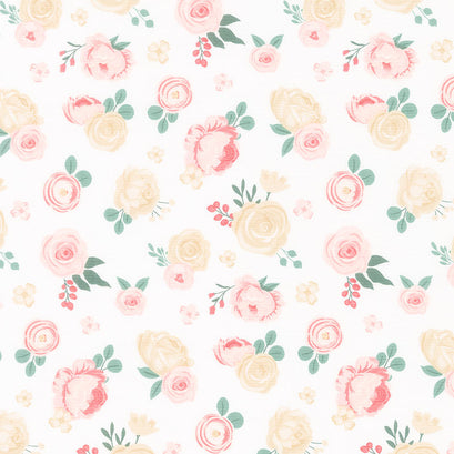 At First Sight - Floral Cream Yardage