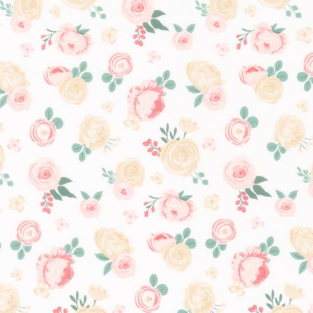 At First Sight - Floral Cream Yardage Primary Image