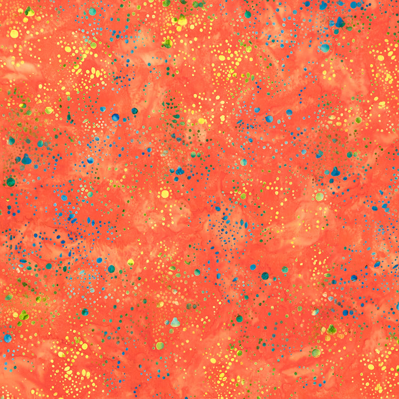 Paint Splatter - Dots Papyrus Yardage Primary Image