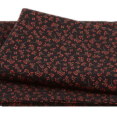 Autumn Day - Berries Toss Black 2 Yard Cut