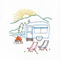 Stitcher's Revolution Camping Adventures Iron-On Embroidery Pattern