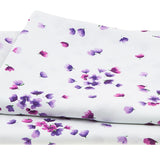 Catalina Ultra Violet Favorites - Cascading Petals White & Purple 2 Yard Cut Primary Image