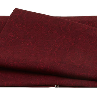 Whimsy Basics - Soothing Swirl Spa Crimson 3 Yard Cut