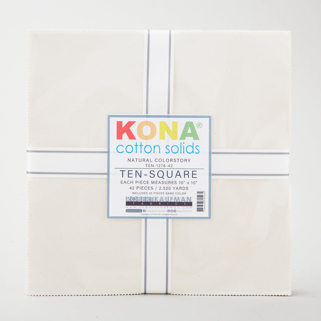 Kona Cotton Natural Ten Squares Primary Image