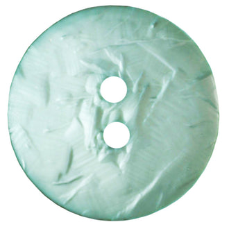 Round Polyamide 45mm Button - Blue Green
