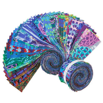 Kaffe Collective August 2022 Cool Colorway 2 1/2" Strips