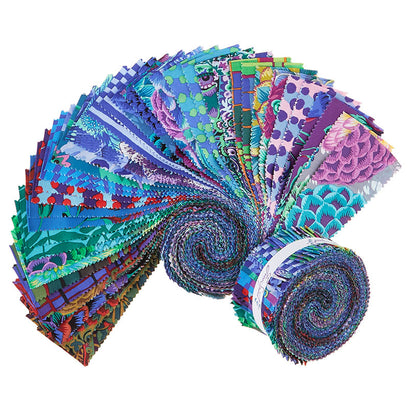 Kaffe Collective August 2022 Cool Colorway 2 1/2" Strips