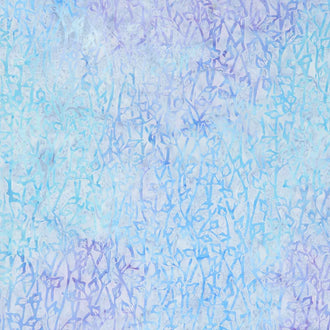 English Lavender Batiks - Cilantro Blue Shark Yardage