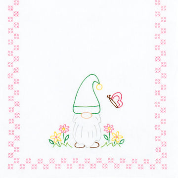 Gnomes Embroidery Table Runner Alternative View #1
