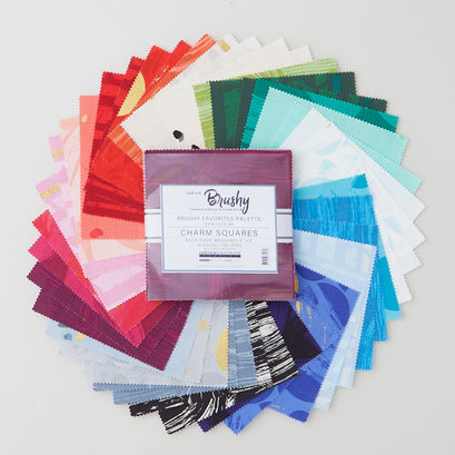 Brushy Favorites 5" Charm Square