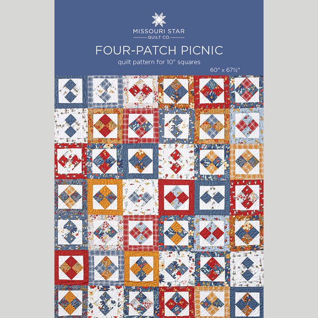 FourPatch Picnic Quilt Pattern by Missouri Star