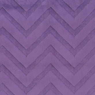 Cuddle® Embossed Chevron - Amethyst 60" Minky Yardage