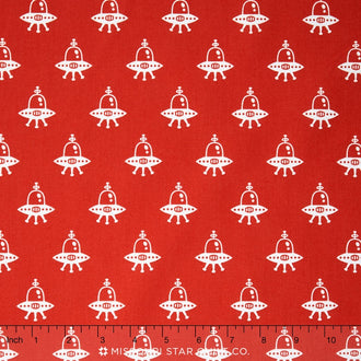 Spaced Out - UFO Red Yardage