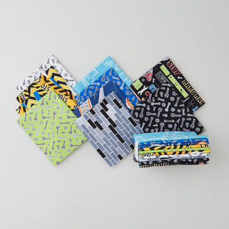 Construction Crew Favorites 10 pc Fat Quarter Bundle