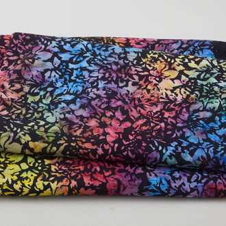 Tonga Batiks 108" Wide - Bright Florals Universe 3 Yd Cut