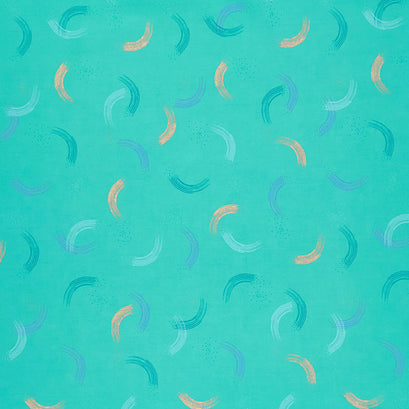 Twirl - Brush Stroke Tropic Yardage