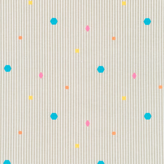 Colour Wall - Stripe Gray Yardage