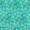 Shimmer Paradise - Bubbles Green Multi Metallic Yardage