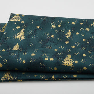 Star Sprinkle - Christmas Trees Green 2 Yard Cut
