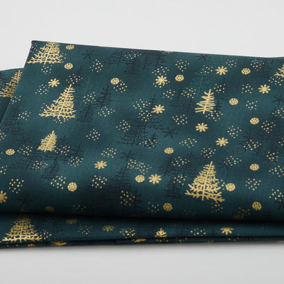 Star Sprinkle - Christmas Trees Green 2 Yard Cut