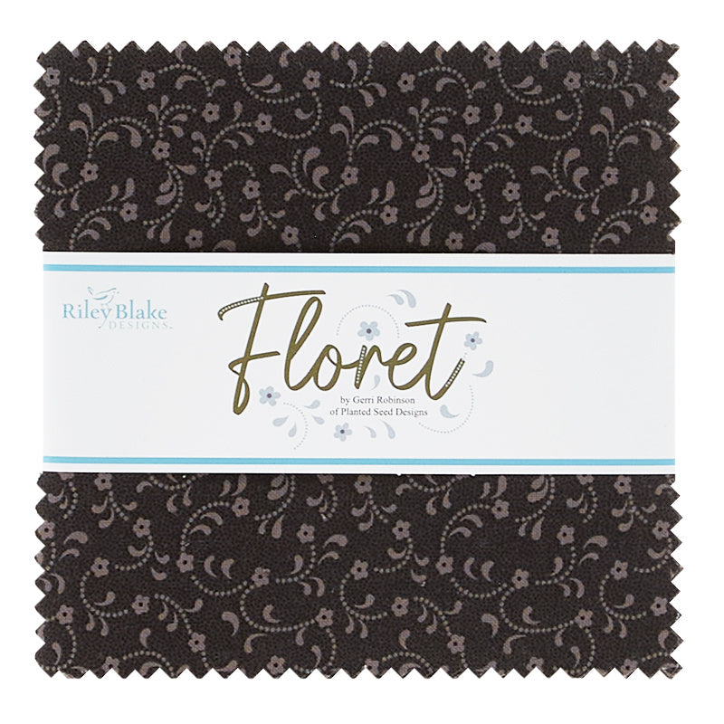 Floret - Black 5" Stackers Alternative View #1