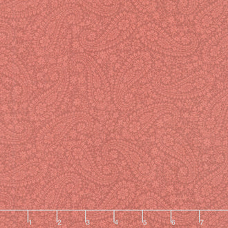 Victory Garden - Vintage Paisley Burgundy Yardage