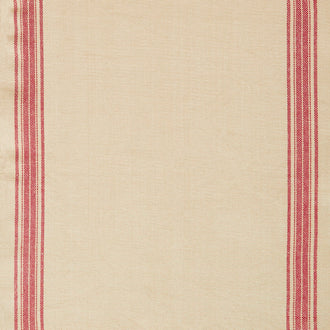 Toweling Basics - Narrow Border Red 16" Toweling Yardage