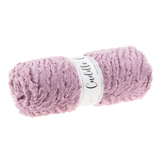 Luxe Cuddle® - Frosted Zebra Misty Mauve 2 Yard Cut