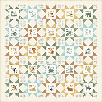 Alphabet Stars Quilt Kit