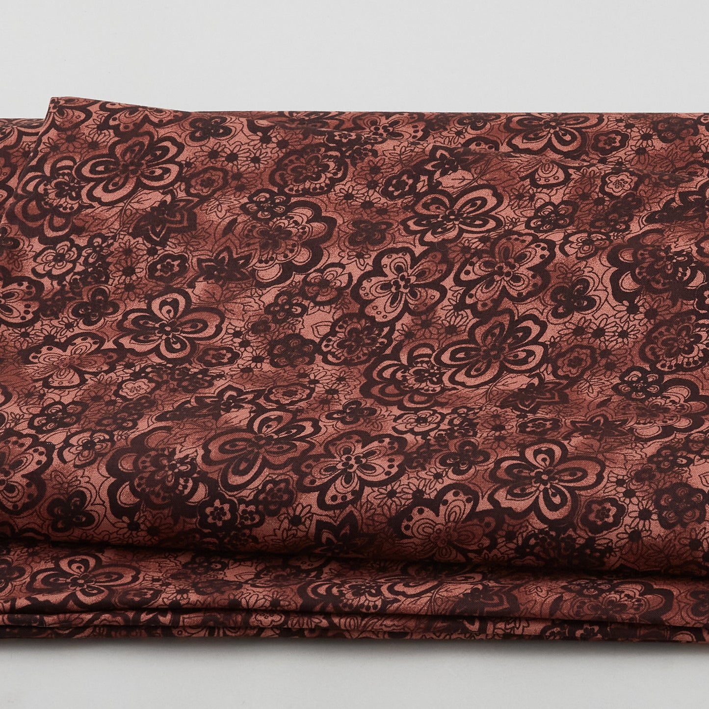 Isadora - Tonal Floral Chocolate 108" Wide 3 Yard Cut Primary Image