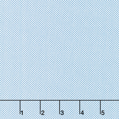 Franny’s Flowers - Bias Grid Blue Yardage