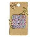 Recycled Coconut 35mm Square Print Button - Purple Alternative View #1