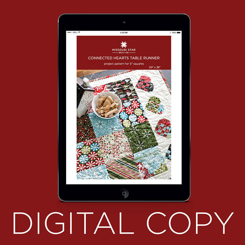 Digital Download - Connected Hearts Table Runner Pattern by Missouri Star Primary Image