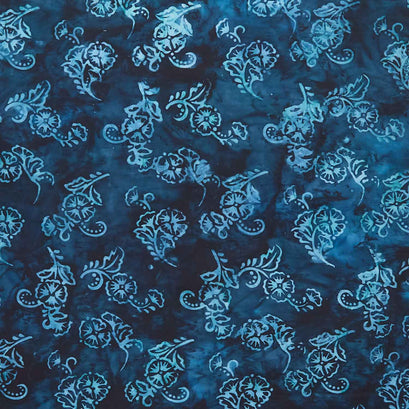 Artisan Batiks - Hermosa Stems Ocean Yardage