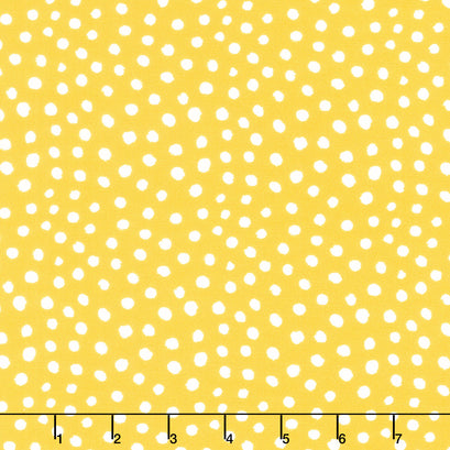 Advice from a Sunflower - Dots Patterns Yellow Yardage