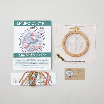 Bluebird Sampler Embroidery Kit Alternative View #3