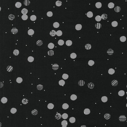 Seasons - Snow Black Yardage