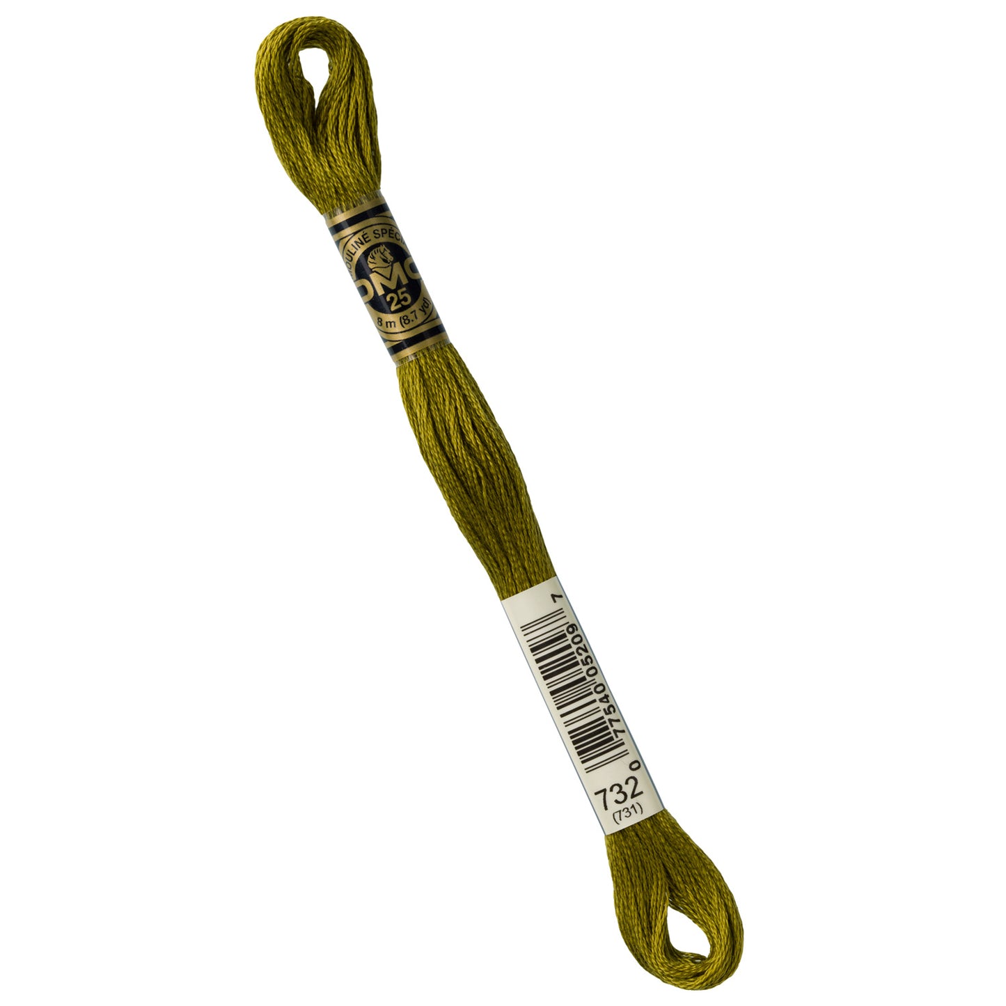 DMC Embroidery Floss - 732 Olive Green Primary Image