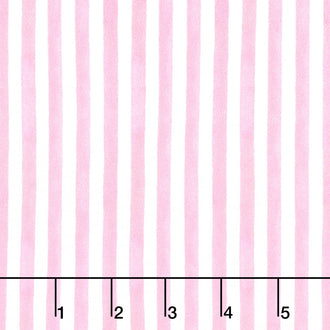 Ballet Bunnies - Ballet Stripes Pink Yardage